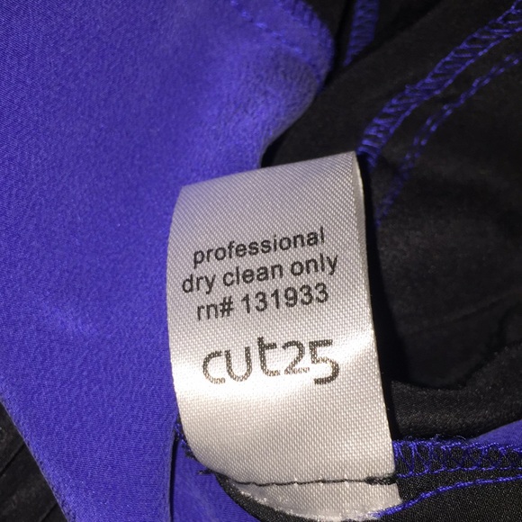 Cut 25 by yigalazrouel pants size 0 mrine color - Picture 8 of 8